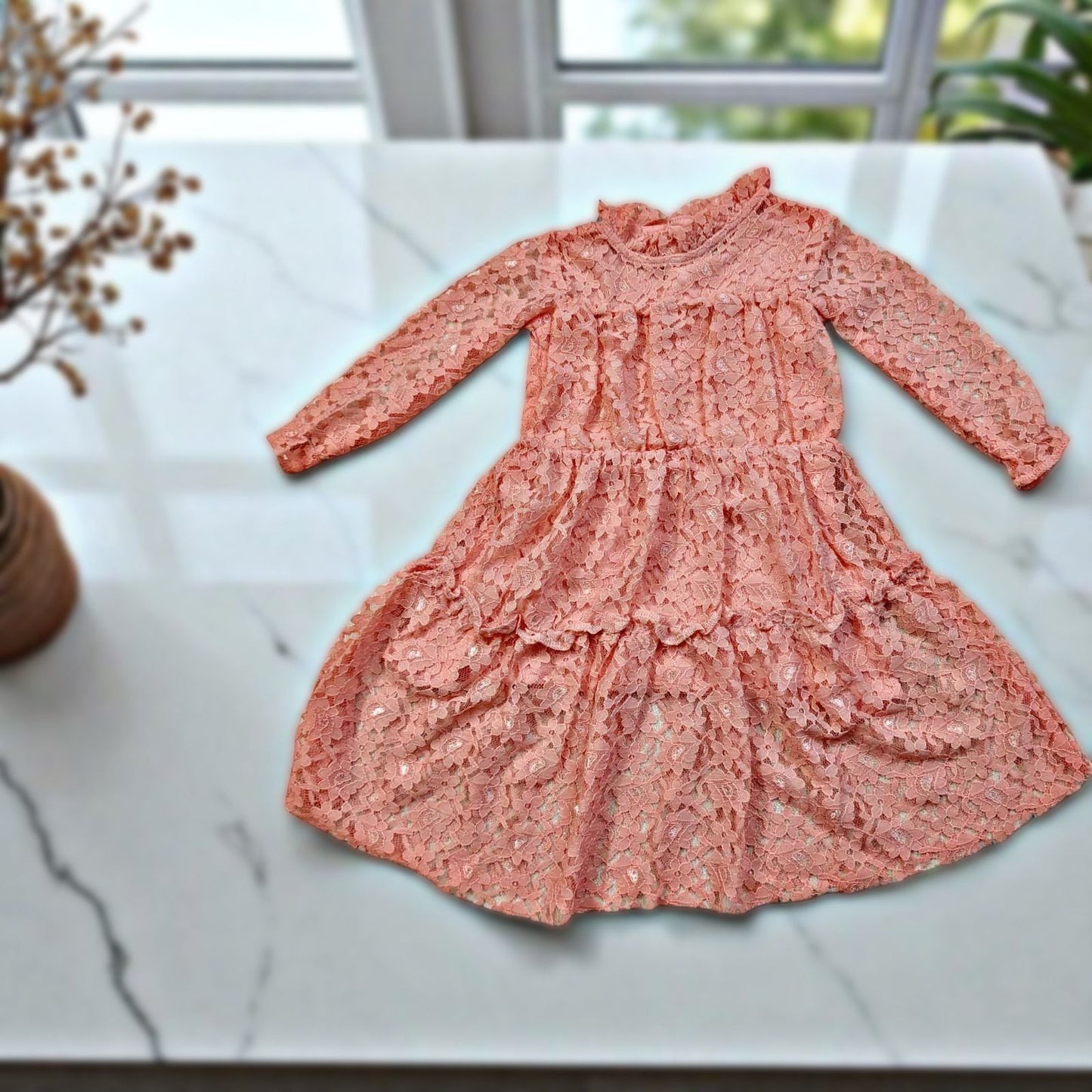 Soft Cotton Frock in Pink for Girls – Playwear to Party Ready