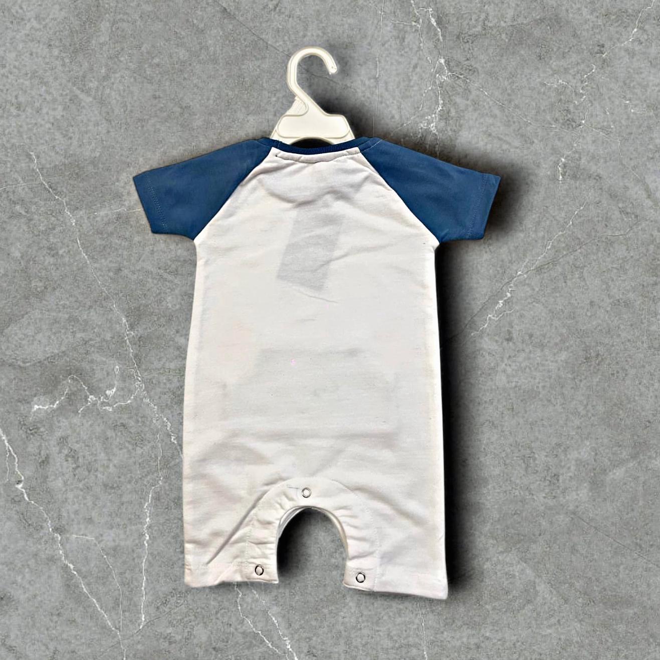 Boys Cotton Crab Print Jumpsuit