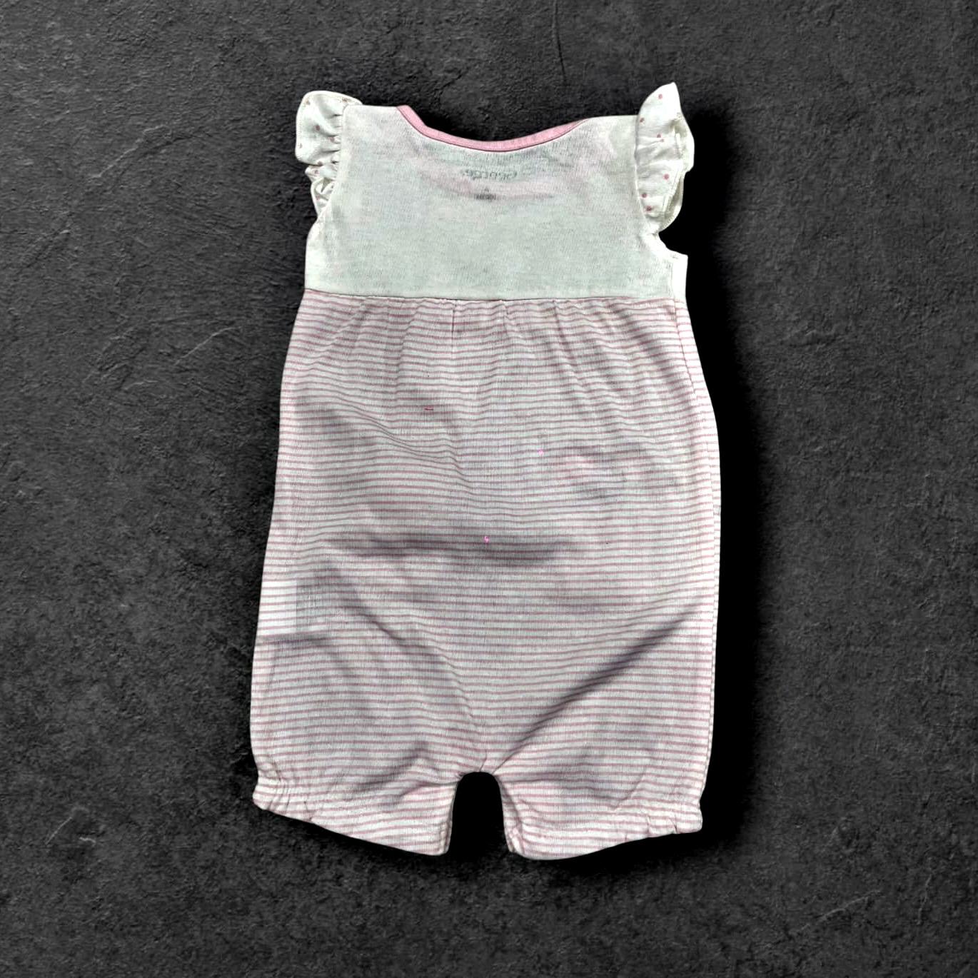 Cubtales Panda & Floral Print Romper for Baby Girls & Toddlers