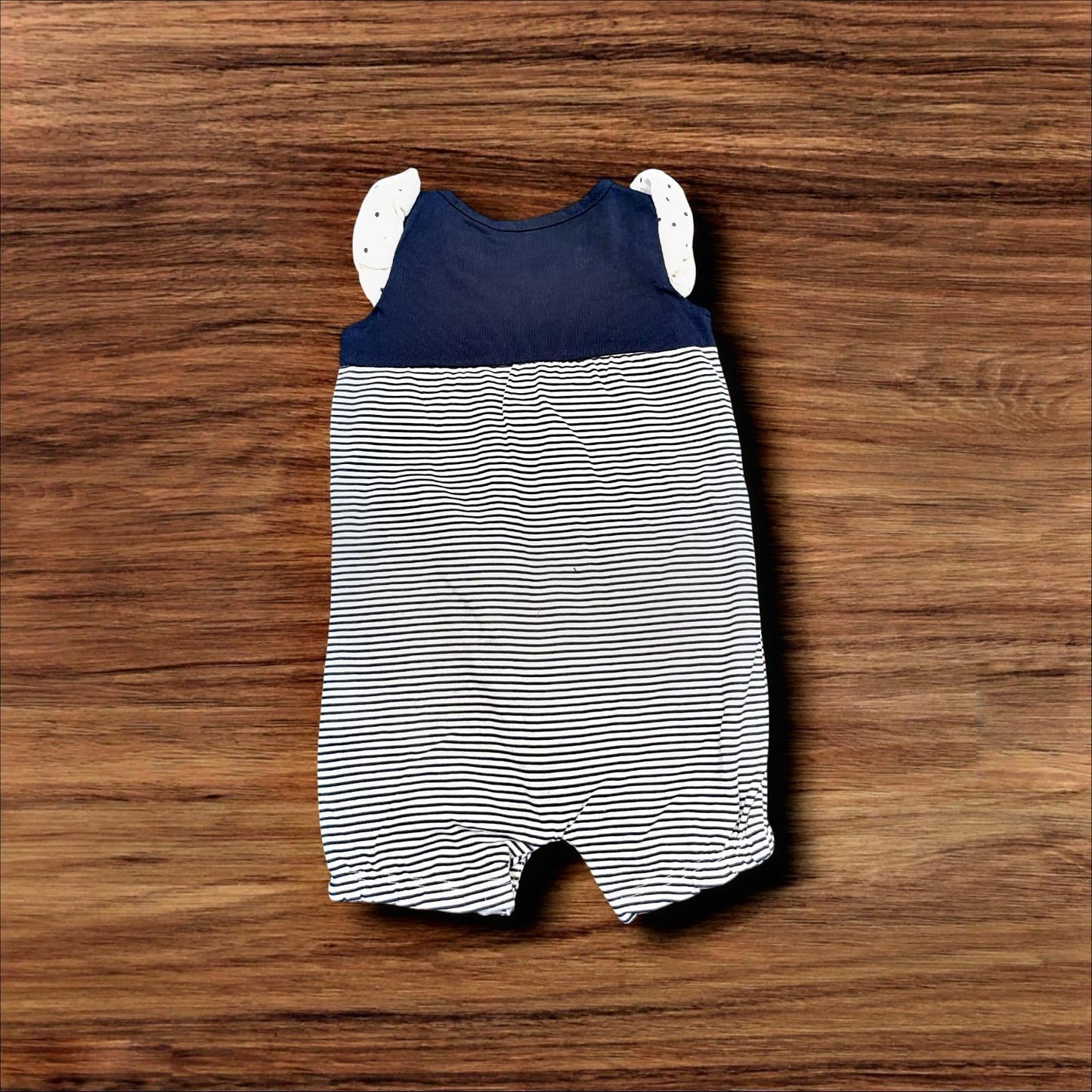 Cubtales Cute Bunny & Floral Print Romper for Baby Girls & Toddlers