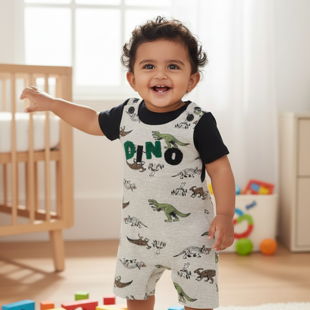 Cubtales Dino Adventure Romper for Boys
