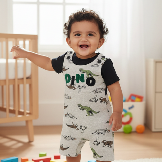 Cubtales Dino Adventure Romper for Boys