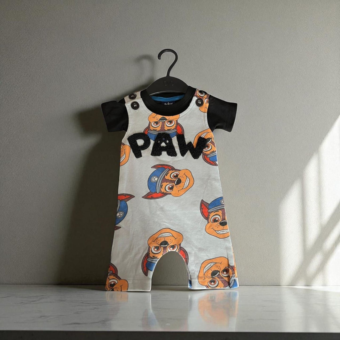 Cubtales Puppy Print Romper for Boys – Made for Play, Cuddles & Giggles