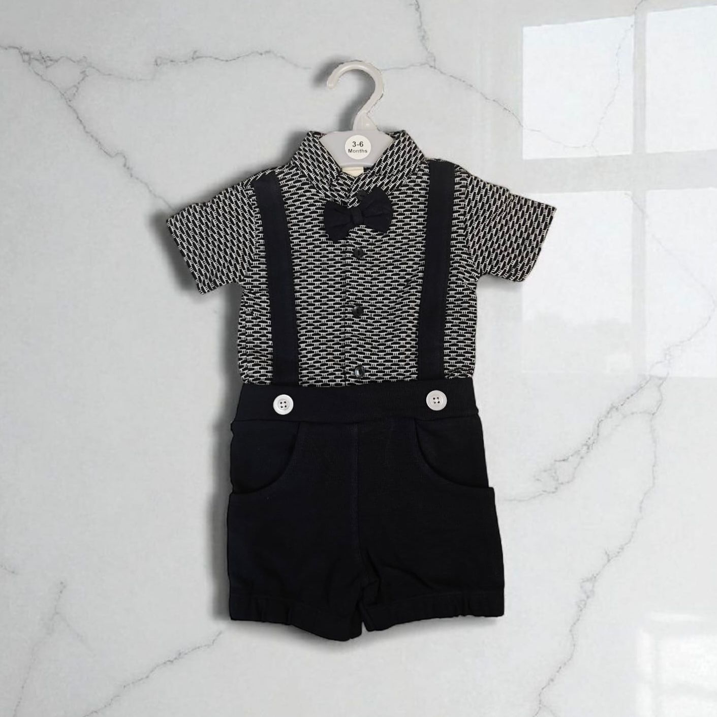 Cubtales Gentleman Style Romper for Boys – Made for Play, Cuddles & Giggles