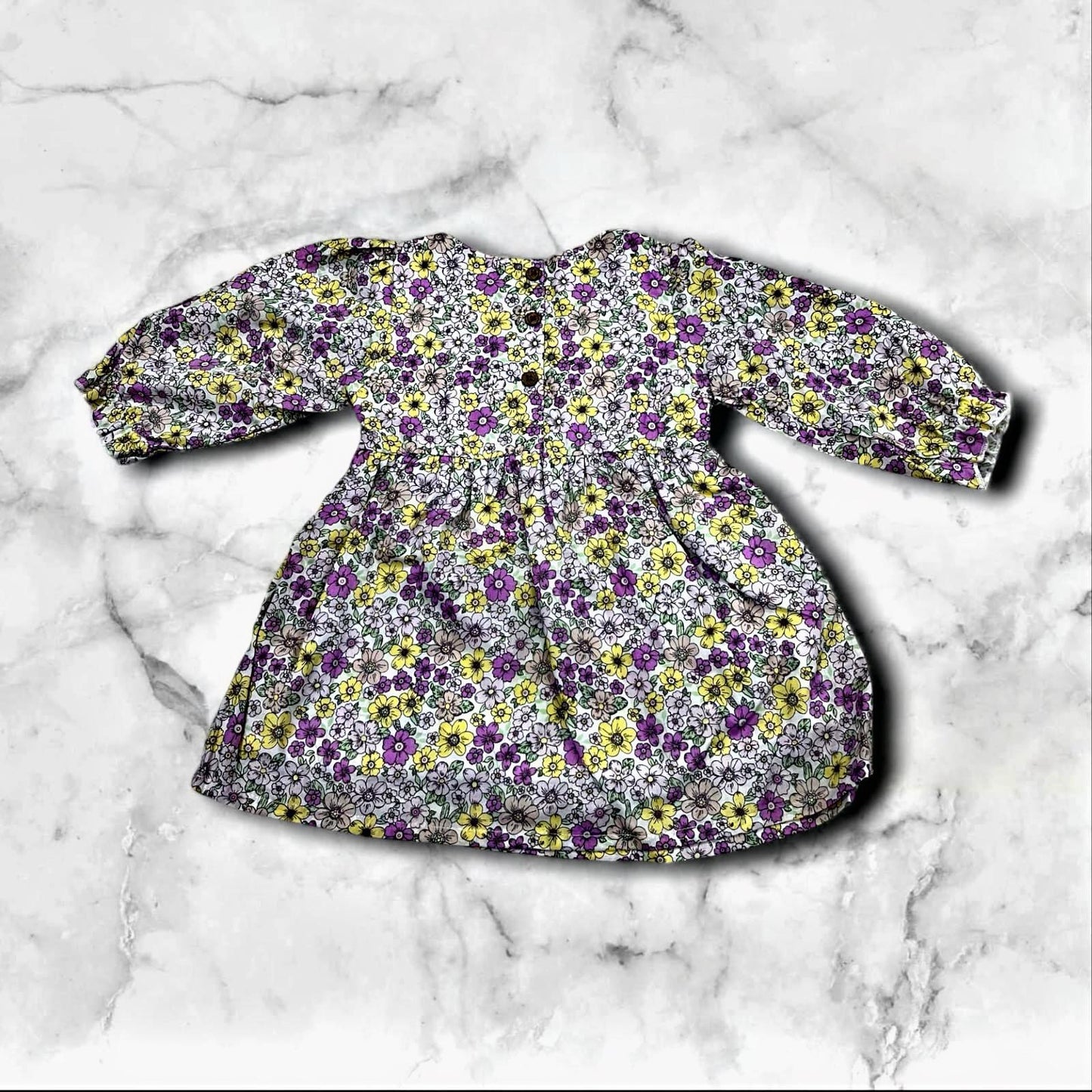 Floral Cotton Frock for Girls – Lightweight & Comfortable Fit